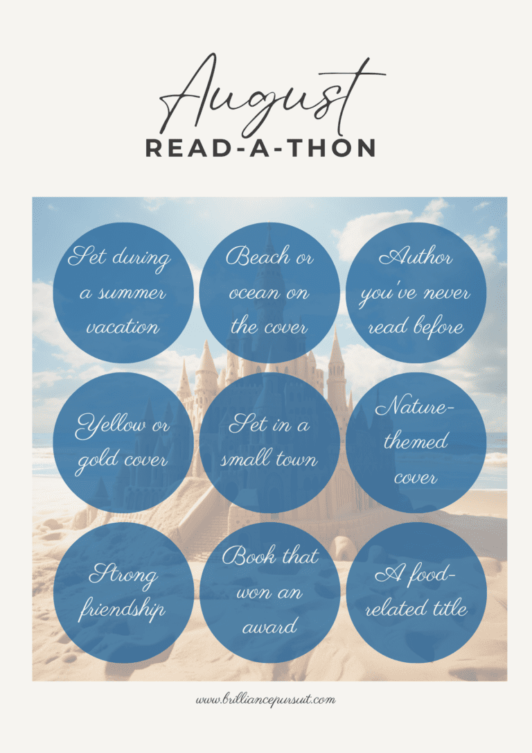 August 2023 Readathon Prompts