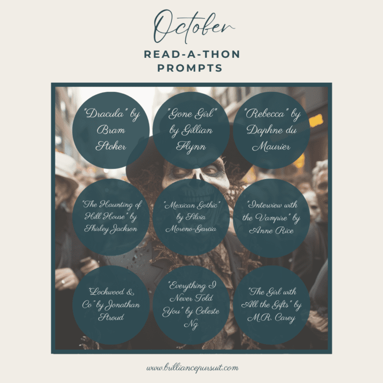 Spooky October Readathon reading challenges