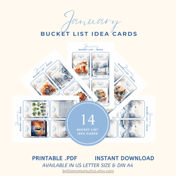 monthly bucket list challenges